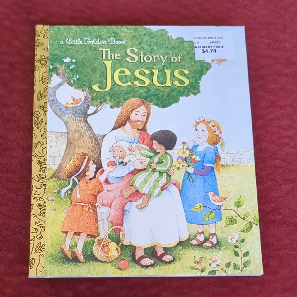 Little Golden Book: The Story of Jesus - Green and White